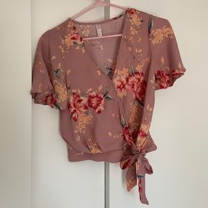 Floral Cropped Blouse
